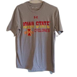 Under Armour Loose heat gear shirt Iowa State Cyclones ISU Medium Gray